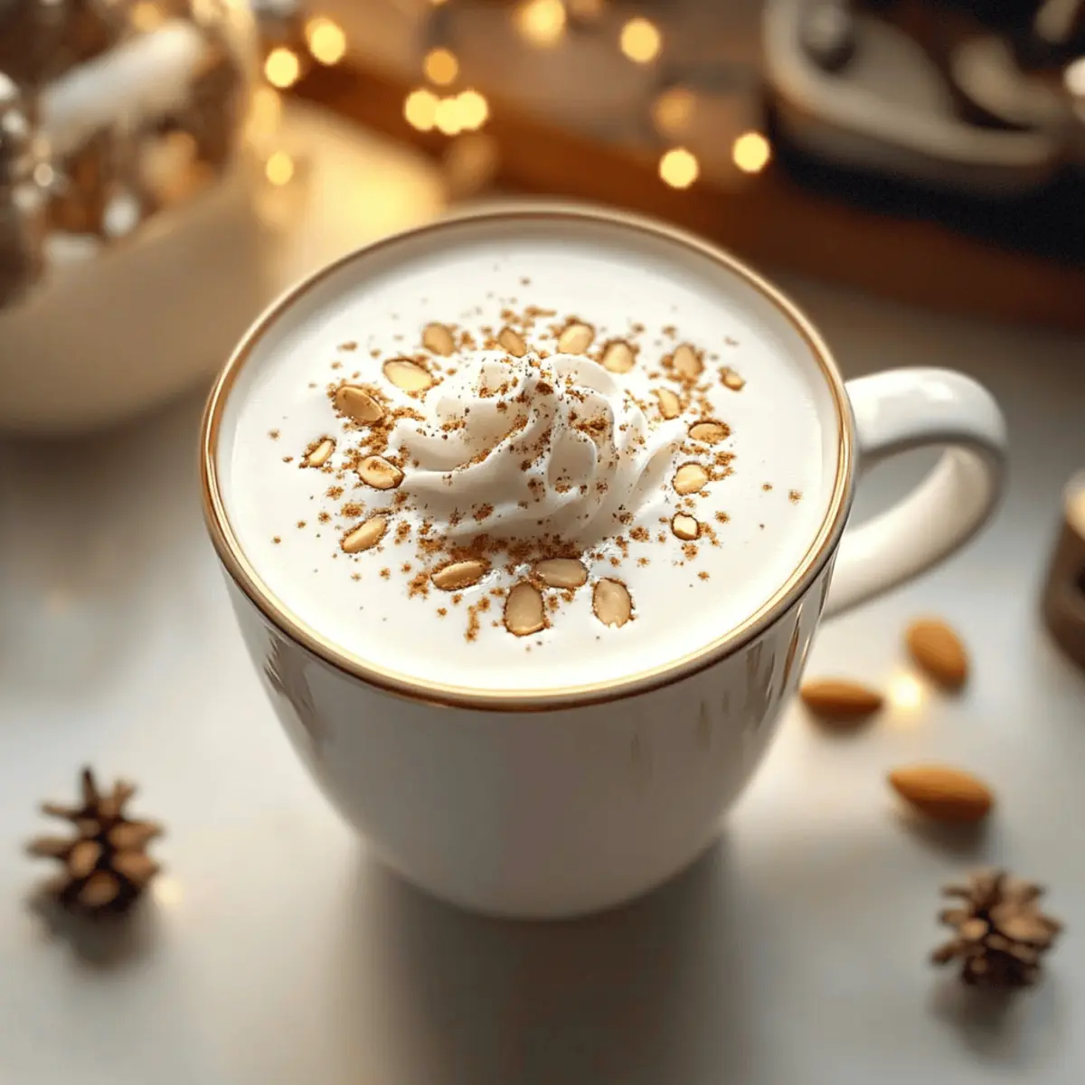 Cozy Up with a Vanilla Almond Snowflake Latte Delight