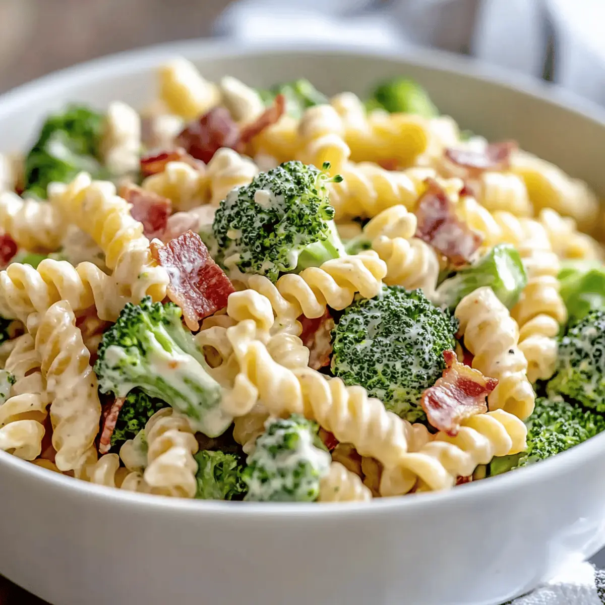 Tasty Broccoli Pasta Salad that Brightens Your Day