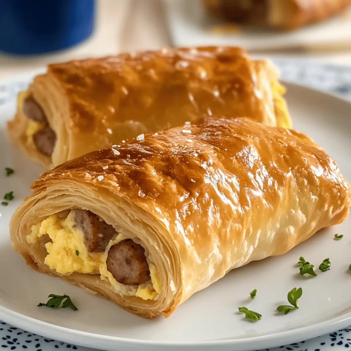Savor Every Bite: Irresistible Sausage Egg Breakfast Roll-Ups