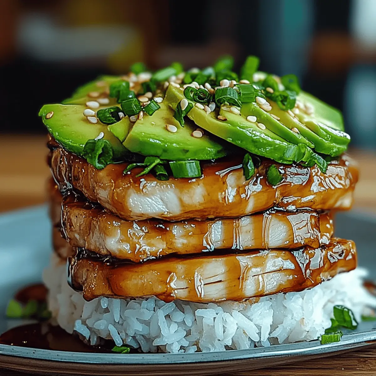 Teriyaki Chicken Avocado Rice: A Flavor-Packed Delight!