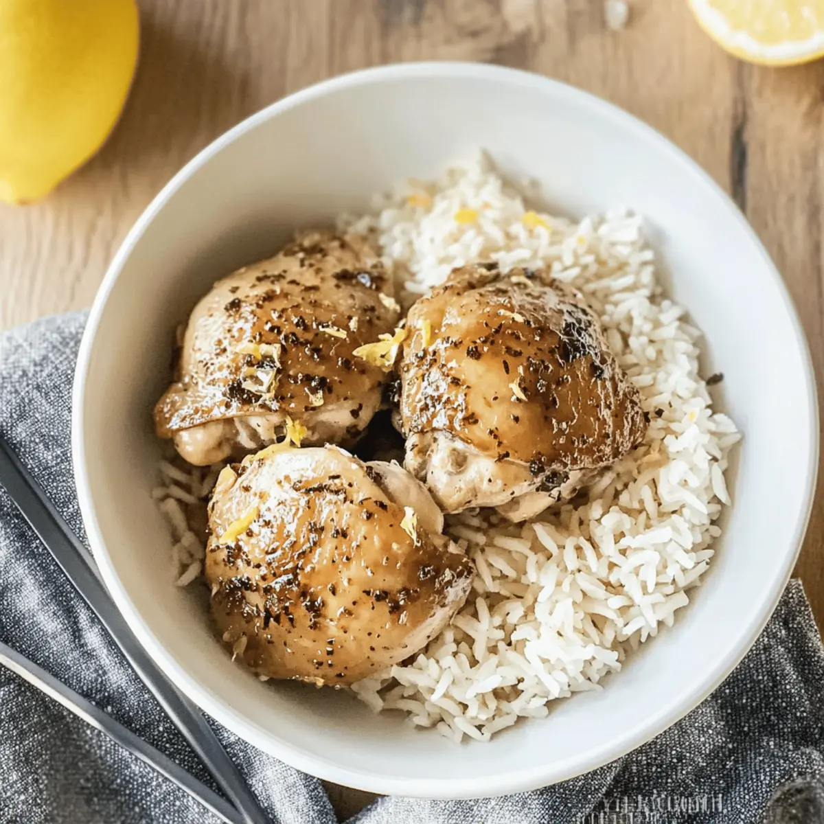 Crock-Pot Lemon Chicken and Rice for Cozy Comfort Food