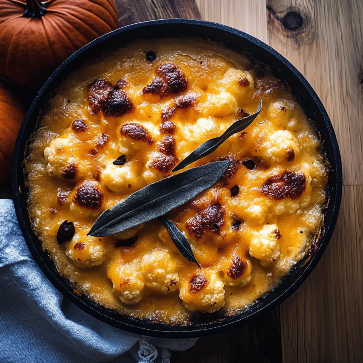 Creamy Pumpkin Cauliflower Gratin for Cozy Fall Nights