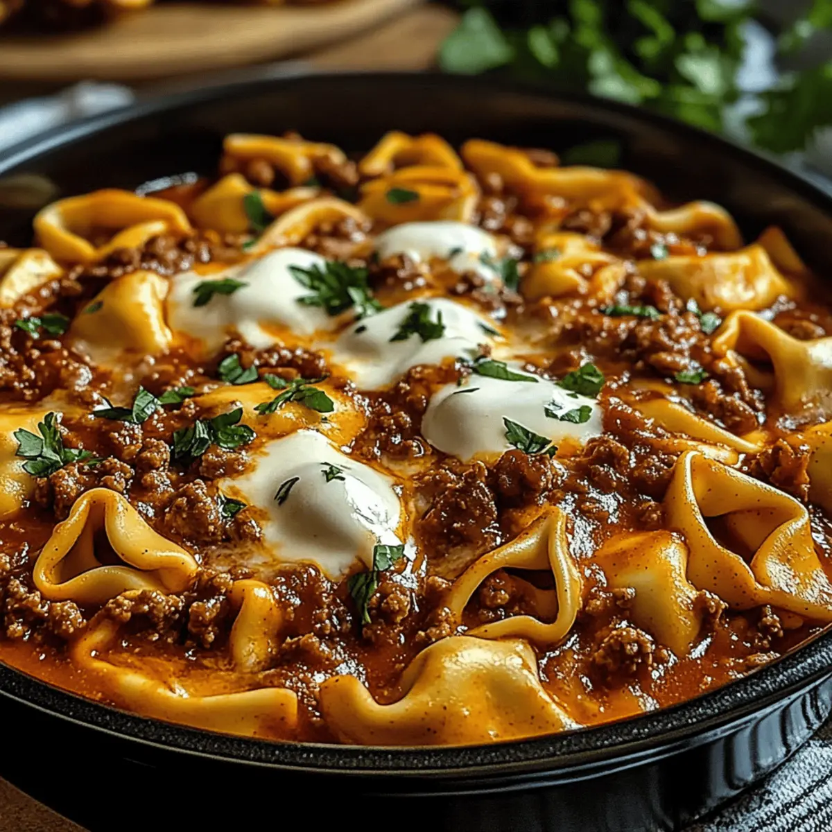 Cheesy Beef Enchiladas Tortellini: Comfort Food Bliss Delivered
