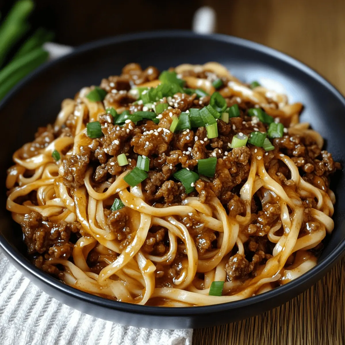 Savory Mongolian Ground Beef Noodles for a Quick Dinner