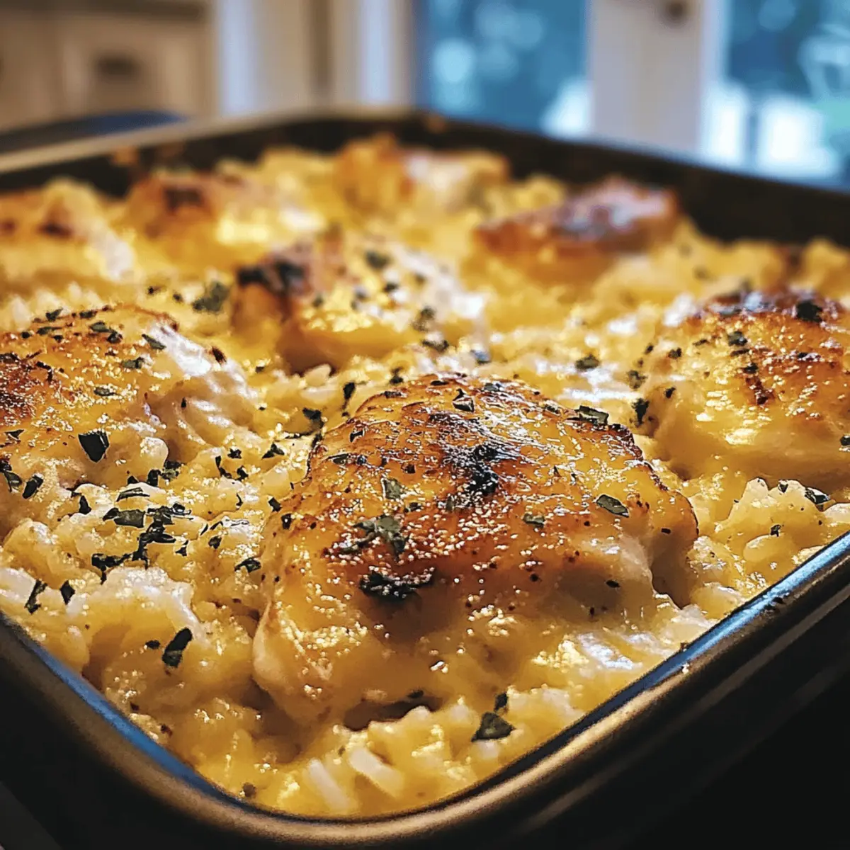 Savory Garlic Butter Chicken and Rice Casserole Delight