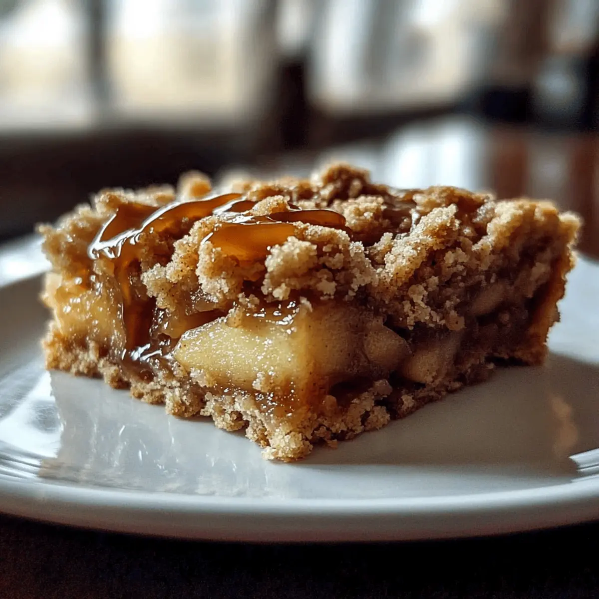 Salted Caramel Apple Crumble Bars for Cozy Fall Evenings