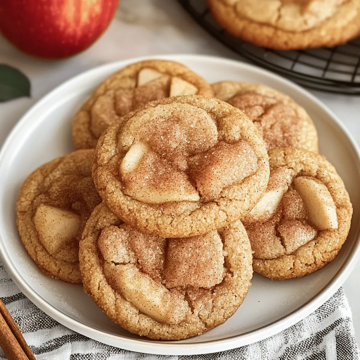 Delicious Apple Snickerdoodles: A Cozy Twist on Classic Cookies
