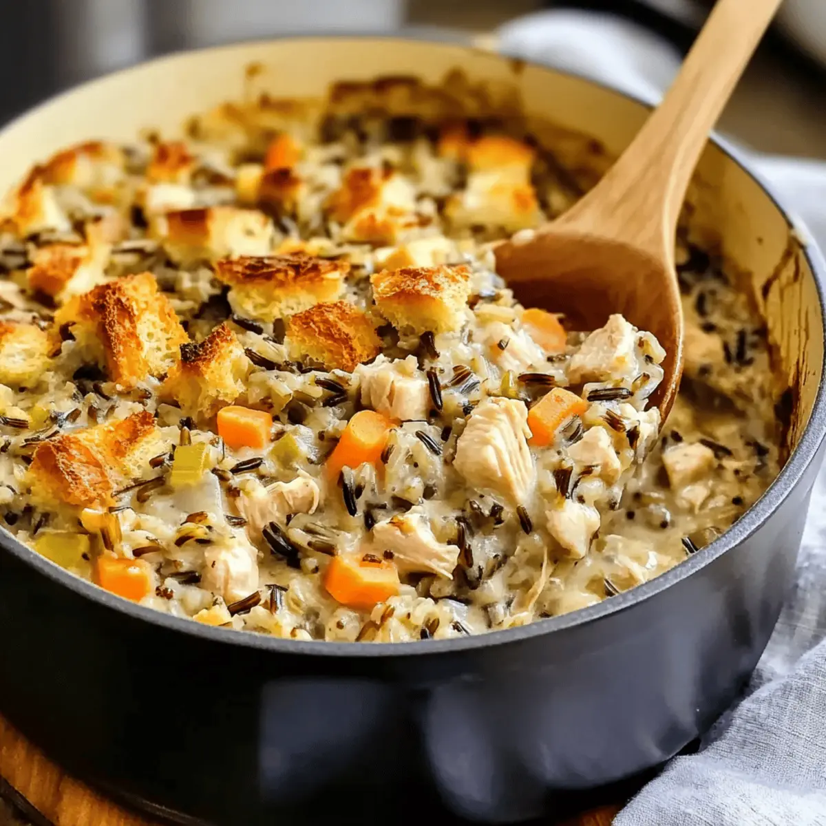 Creamy Chicken Wild Rice Casserole for Cozy Nights