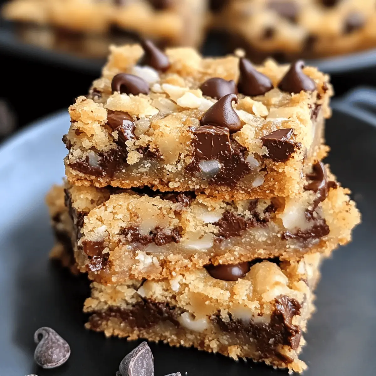 Irresistible Coconut Toffee Chocolate Chip Cookie Bars Recipe
