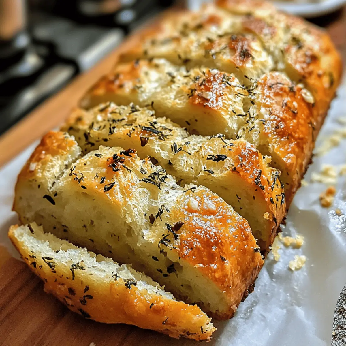 Garlic Parmesan Herb Bread: Warm, Cheesy, and Easy to Make