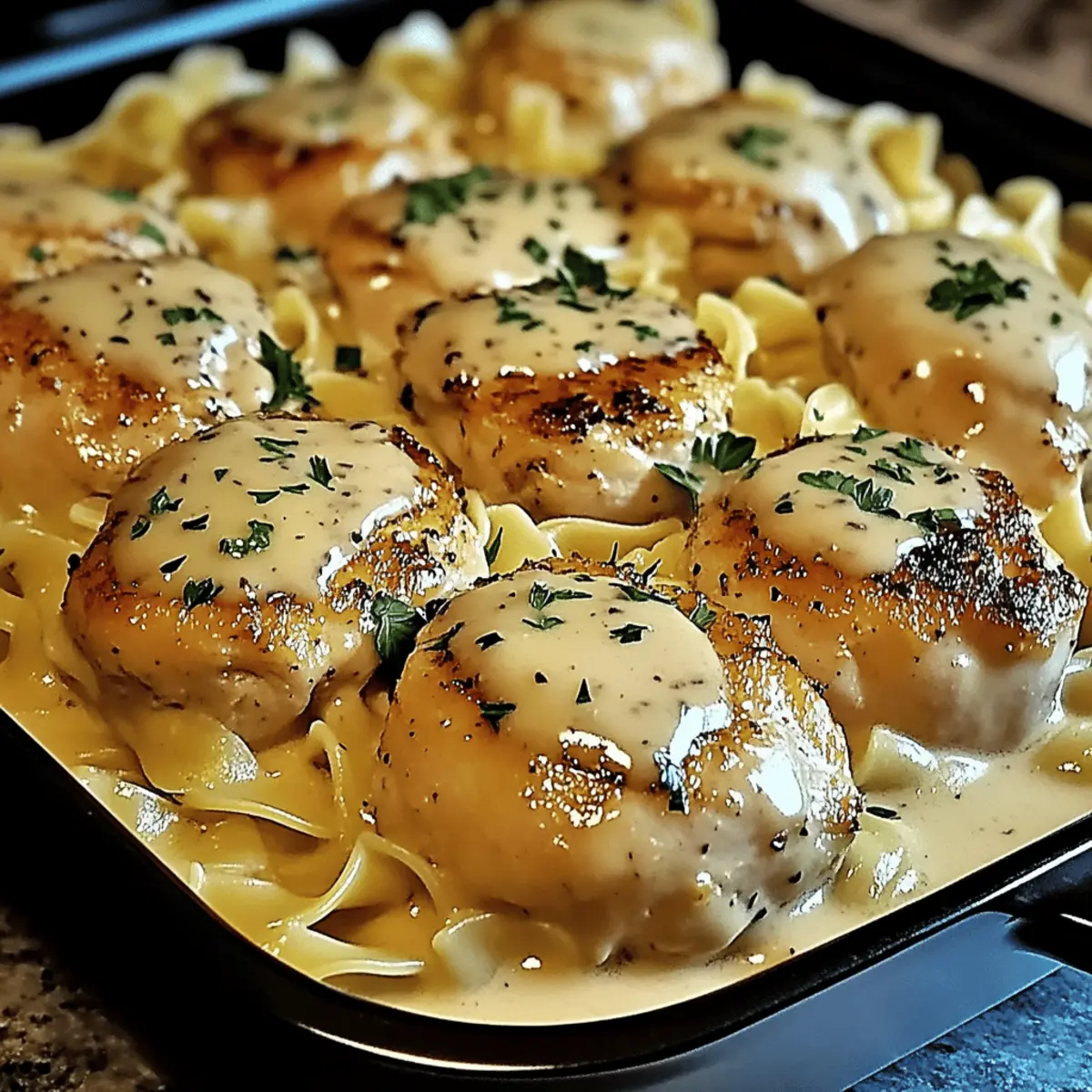 One-Pan Chicken with Buttered Noodles: Comfort Made Easy