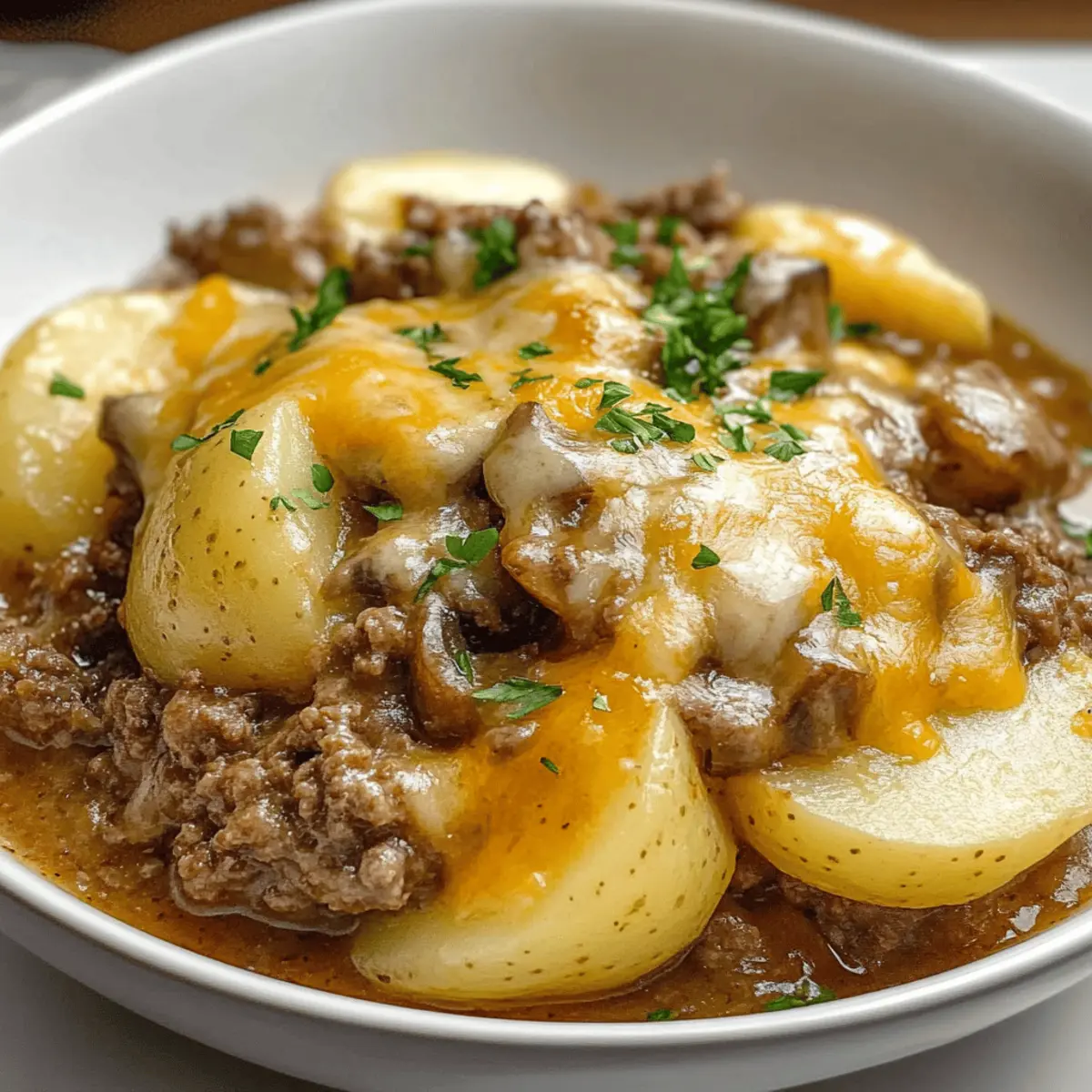 Comforting Crockpot Hamburger Potato Casserole for Busy Nights