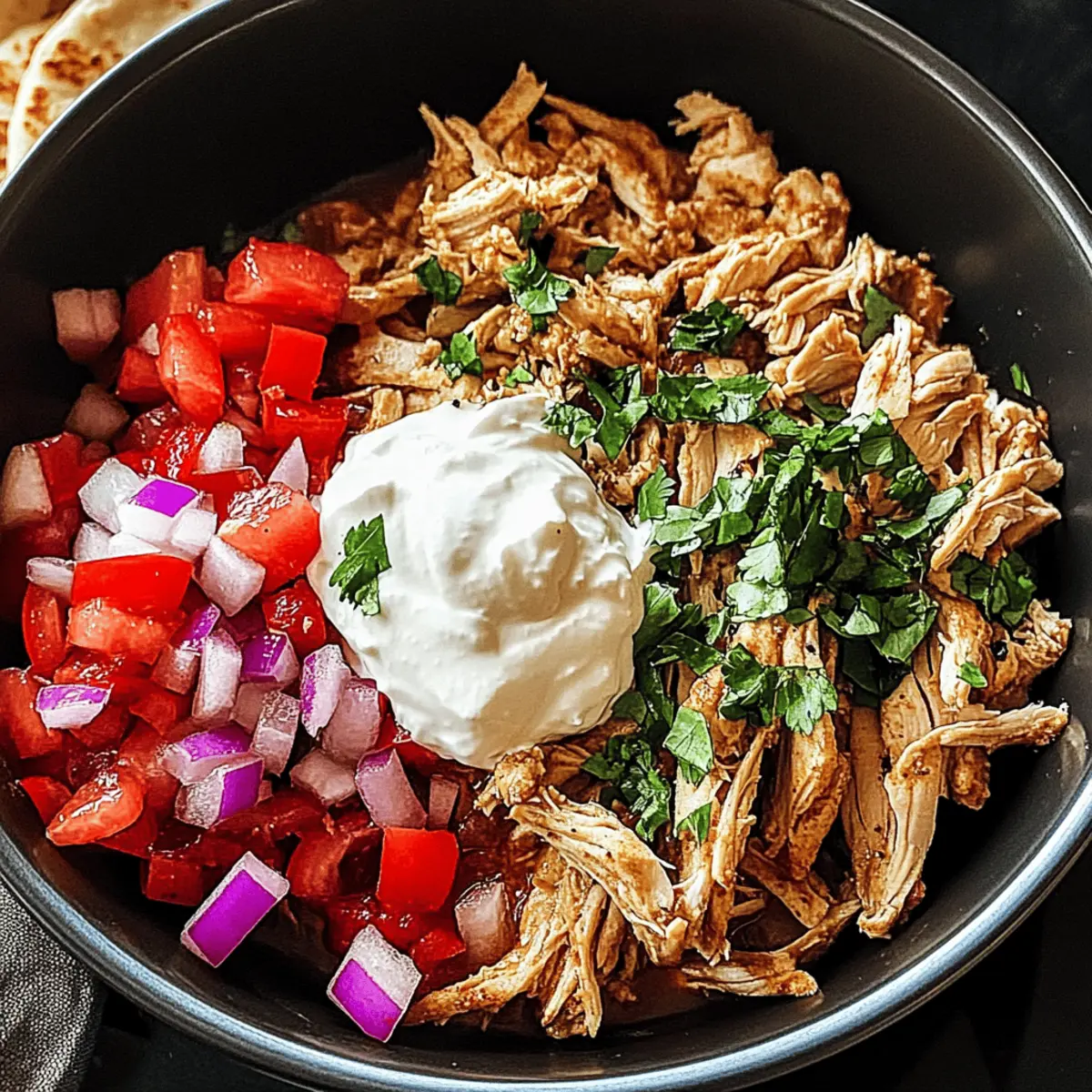 Irresistibly Tender Slow Cooker Chicken Shawarma Delight