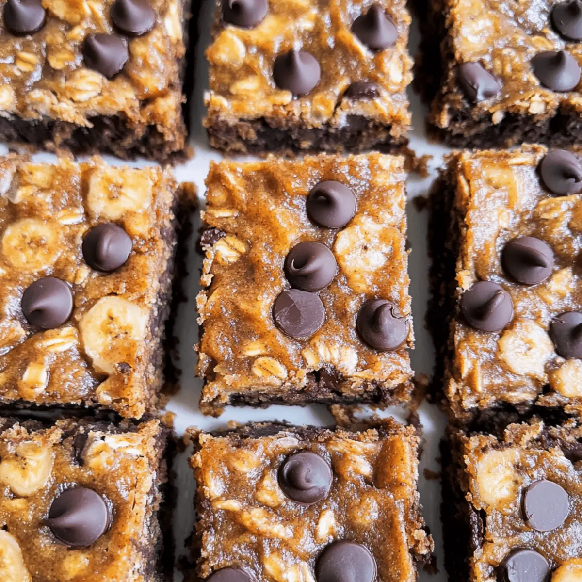 Irresistible Banana Peanut Butter Oatmeal Bars for Healthy Snacking