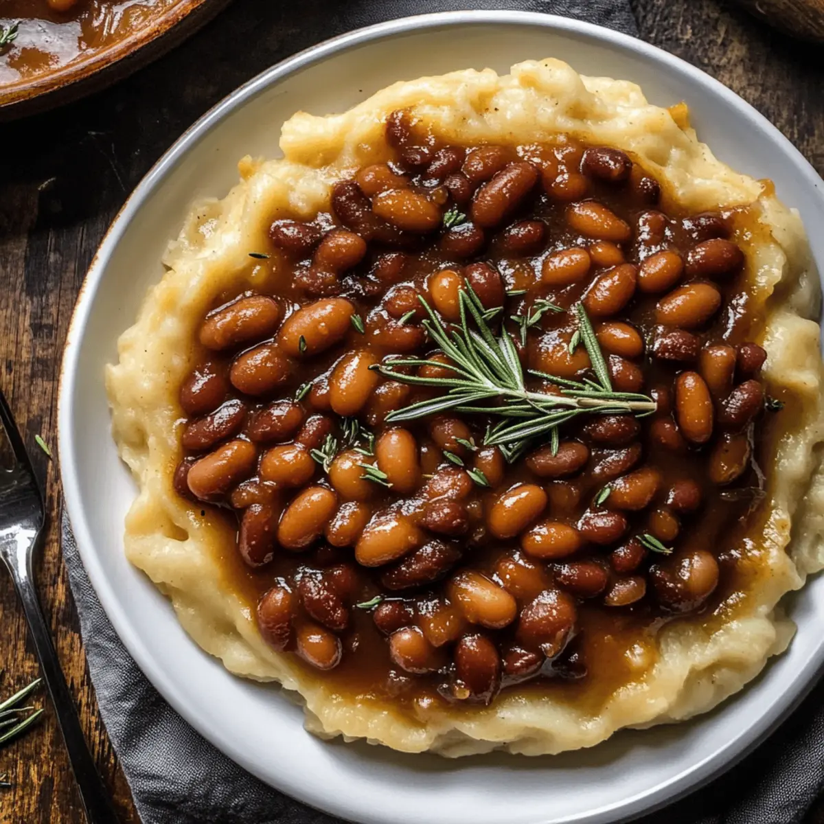 Cozy Apple Cider Baked Beans for Simple Vegan Comfort