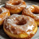 Baked Apple Donuts with Glaze