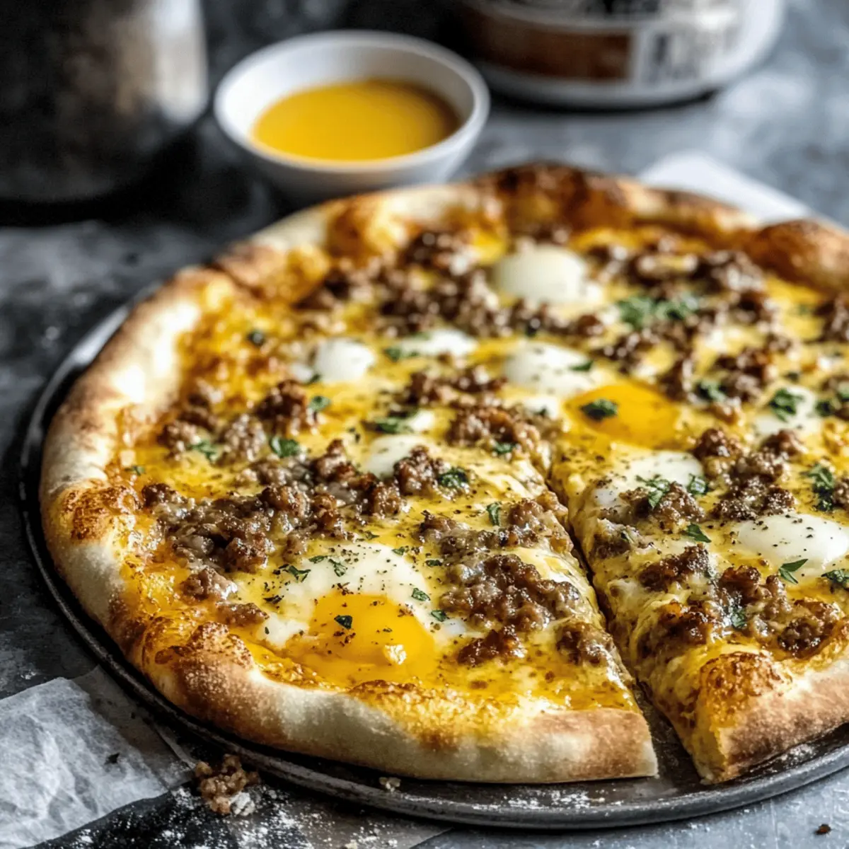 Delicious Breakfast Pizza Recipe with Sausage Gravy Made Easy