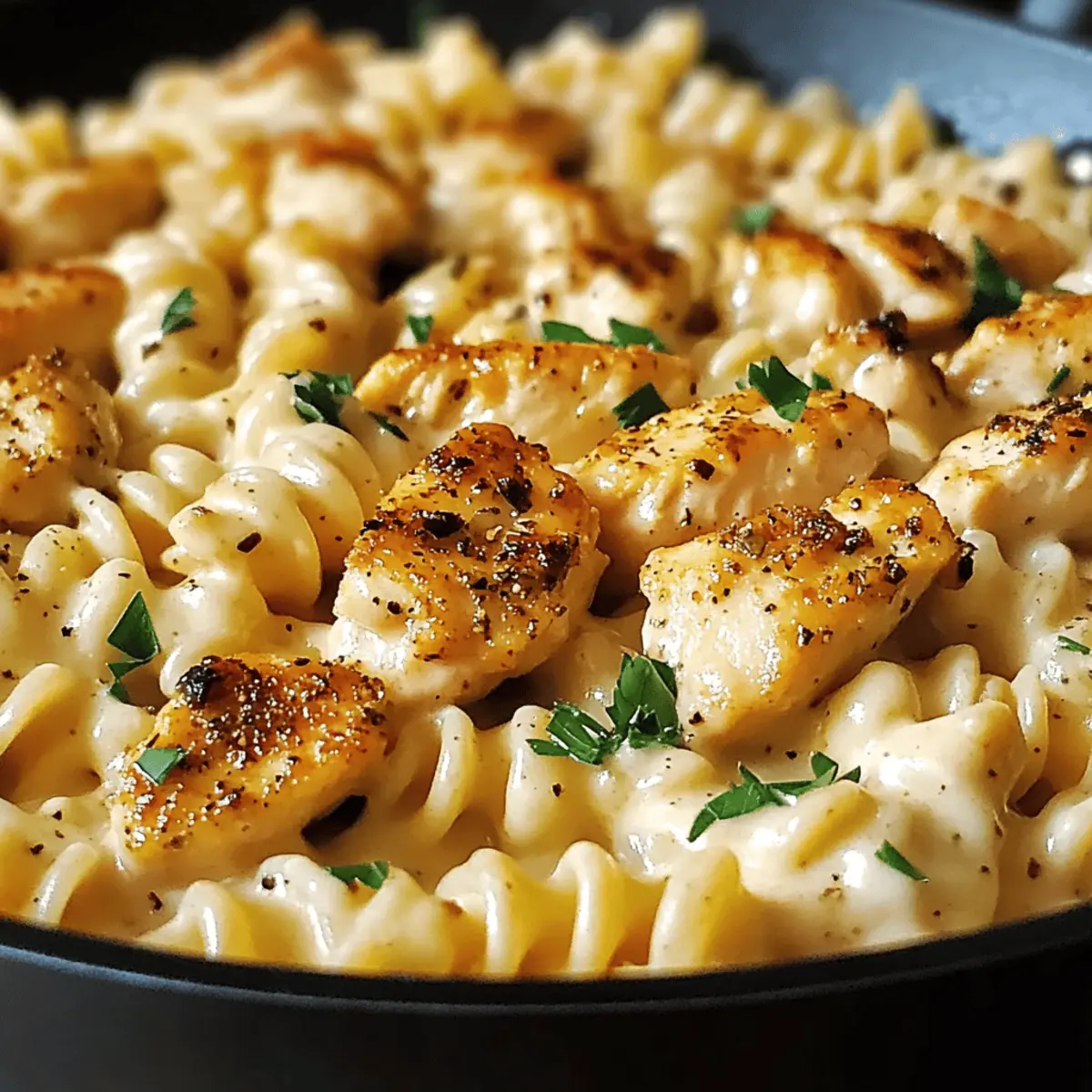 Cheesy Cajun Garlic Chicken Rotini Skillet for Busy Nights