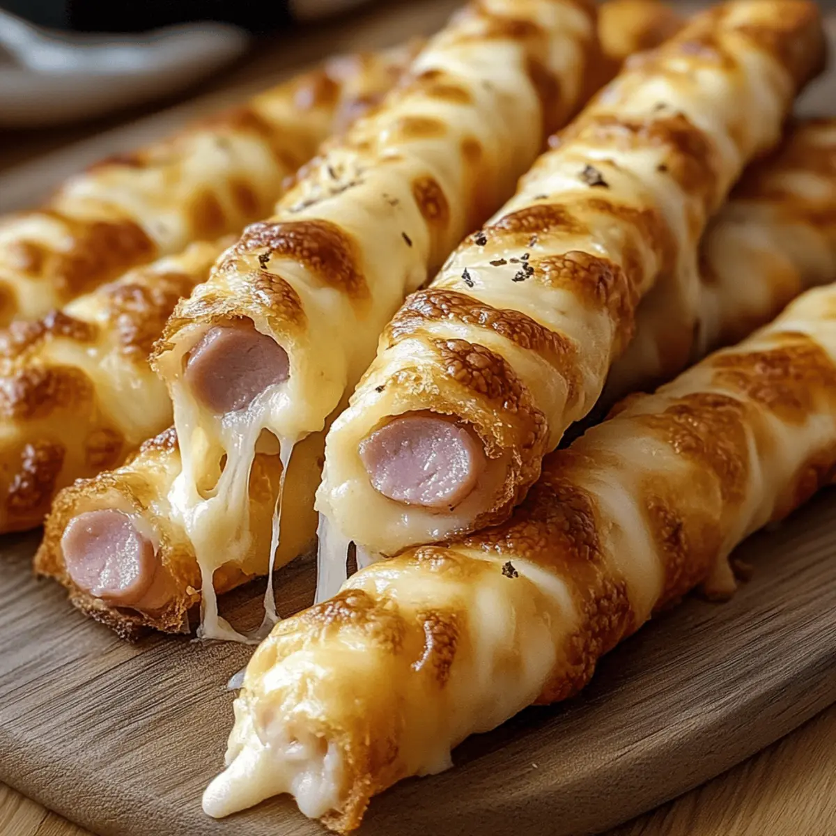 Cheesy Ham and Cheese Sticks: Quick, Crispy Delight!