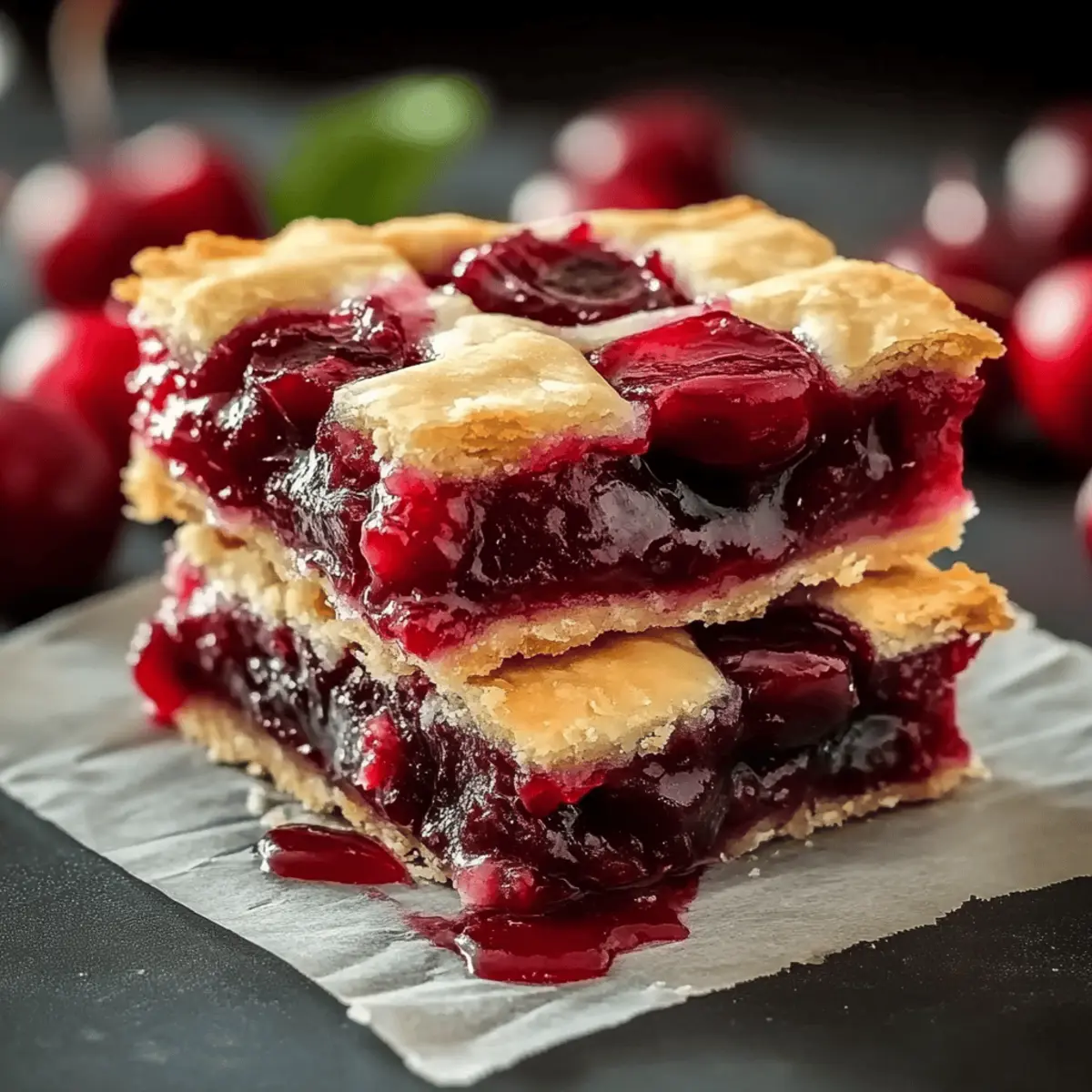 Cherry Pie Bars: Delightfully Easy and Irresistibly Sweet