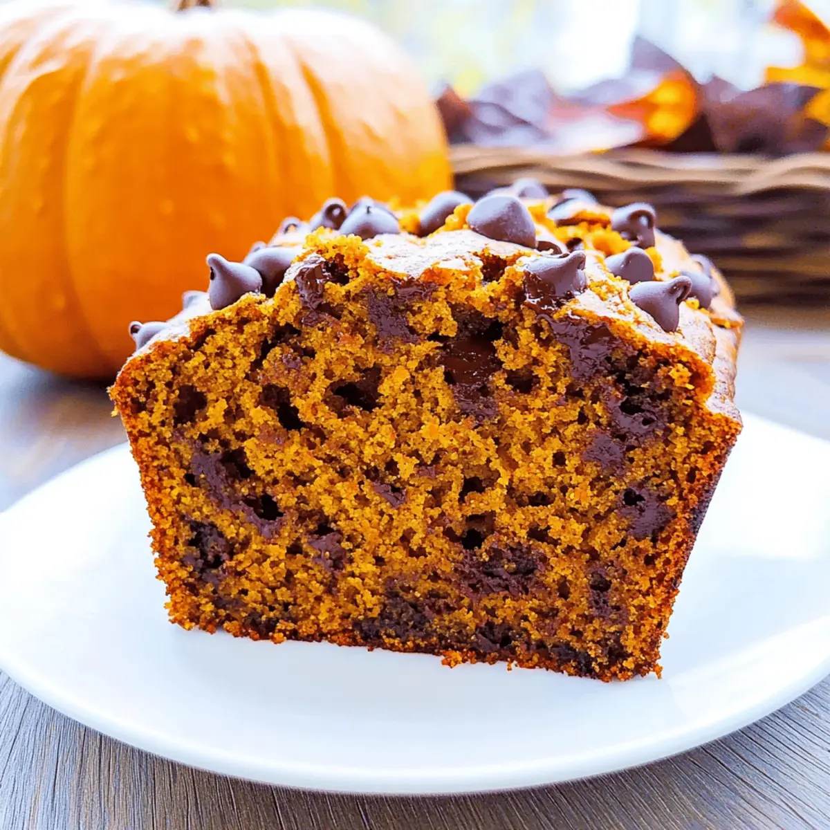 Irresistibly Moist Chocolate Chip Pumpkin Bread to Savor