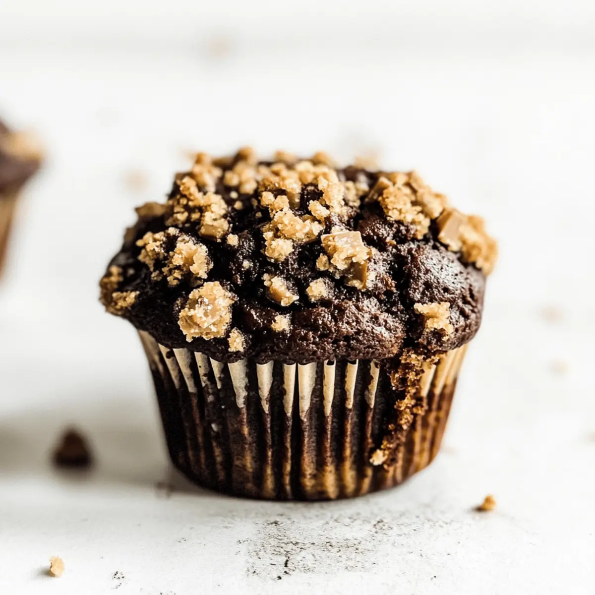 Indulge in Chocolate Coffee Toffee Crunch Muffins Today