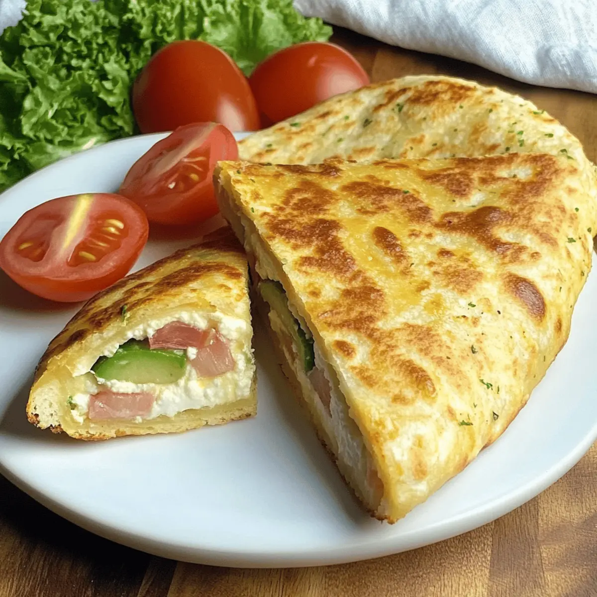 Delicious Cottage Cheese Flatbread – Easy, Healthy, and Flourless