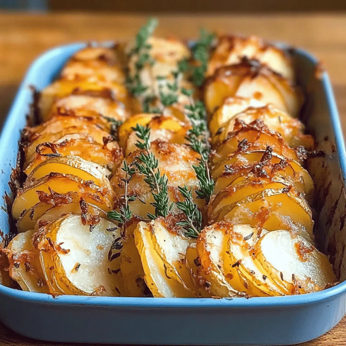 Irresistibly Crispy Potato Roast with Thyme Magic
