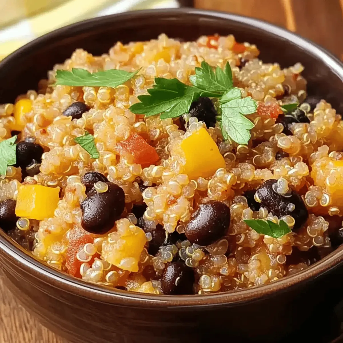 Crockpot Quinoa and Black Bean Casserole for Cozy Nights