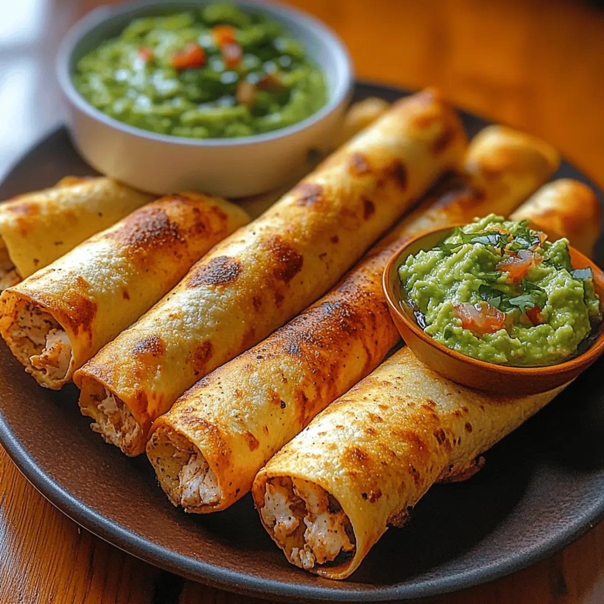 Crunchy Oven-Baked Chicken Taquitos: Easy Comfort Food Delight
