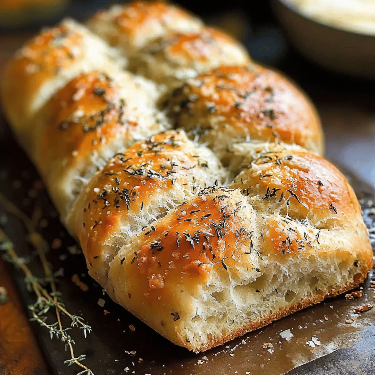 Garlic Parmesan Herb Bread That's Irresistibly Flavorful