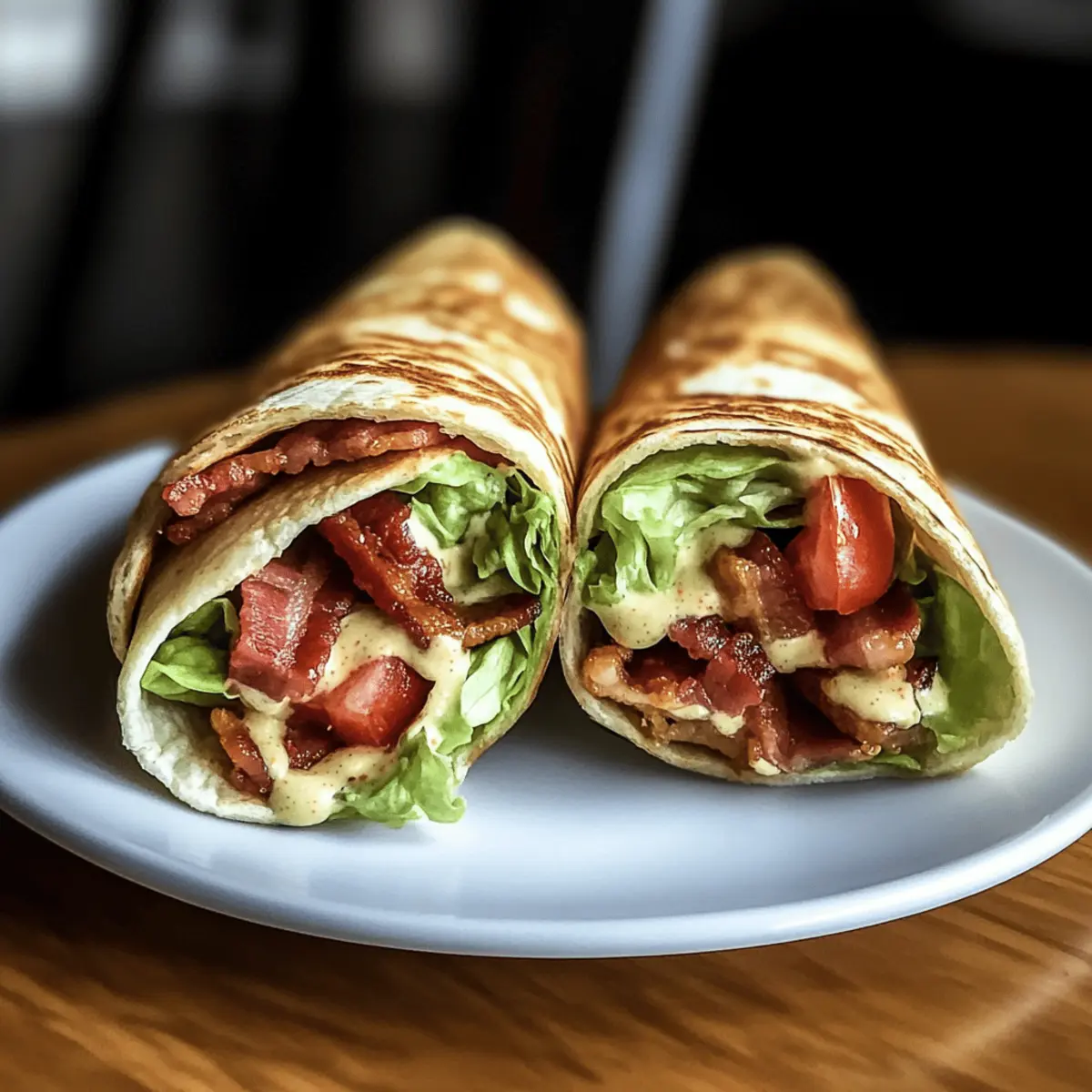 Gourmet BLT Wraps with Secret Sauce for a Flavorful Twist