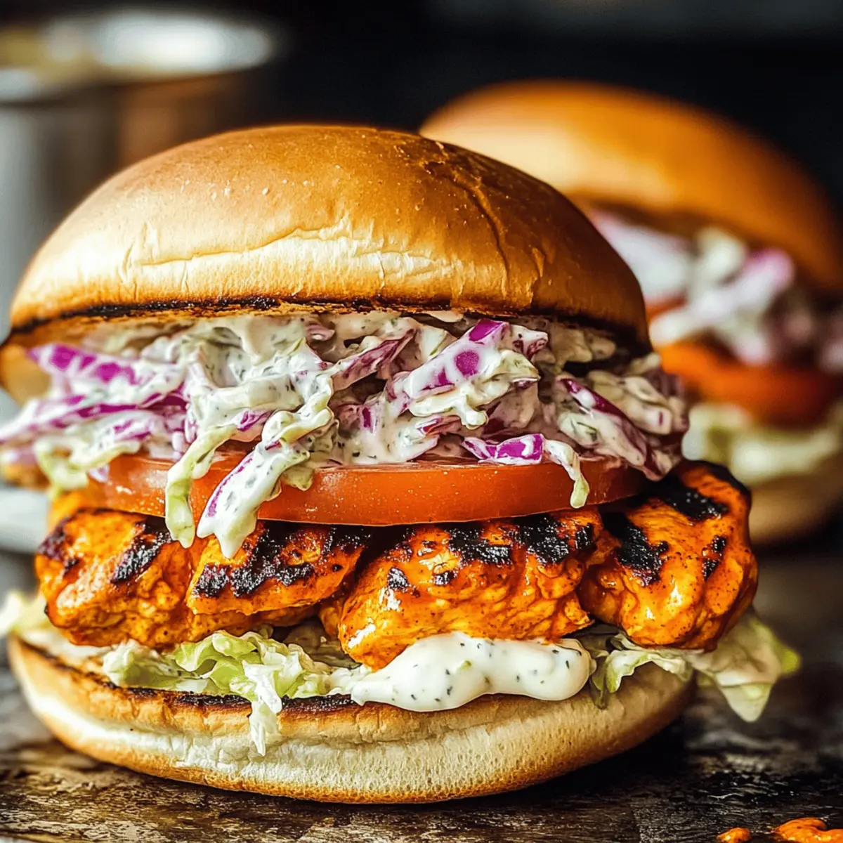 Grilled Buffalo Chicken Sandwiches: A Flavor-Packed Delight