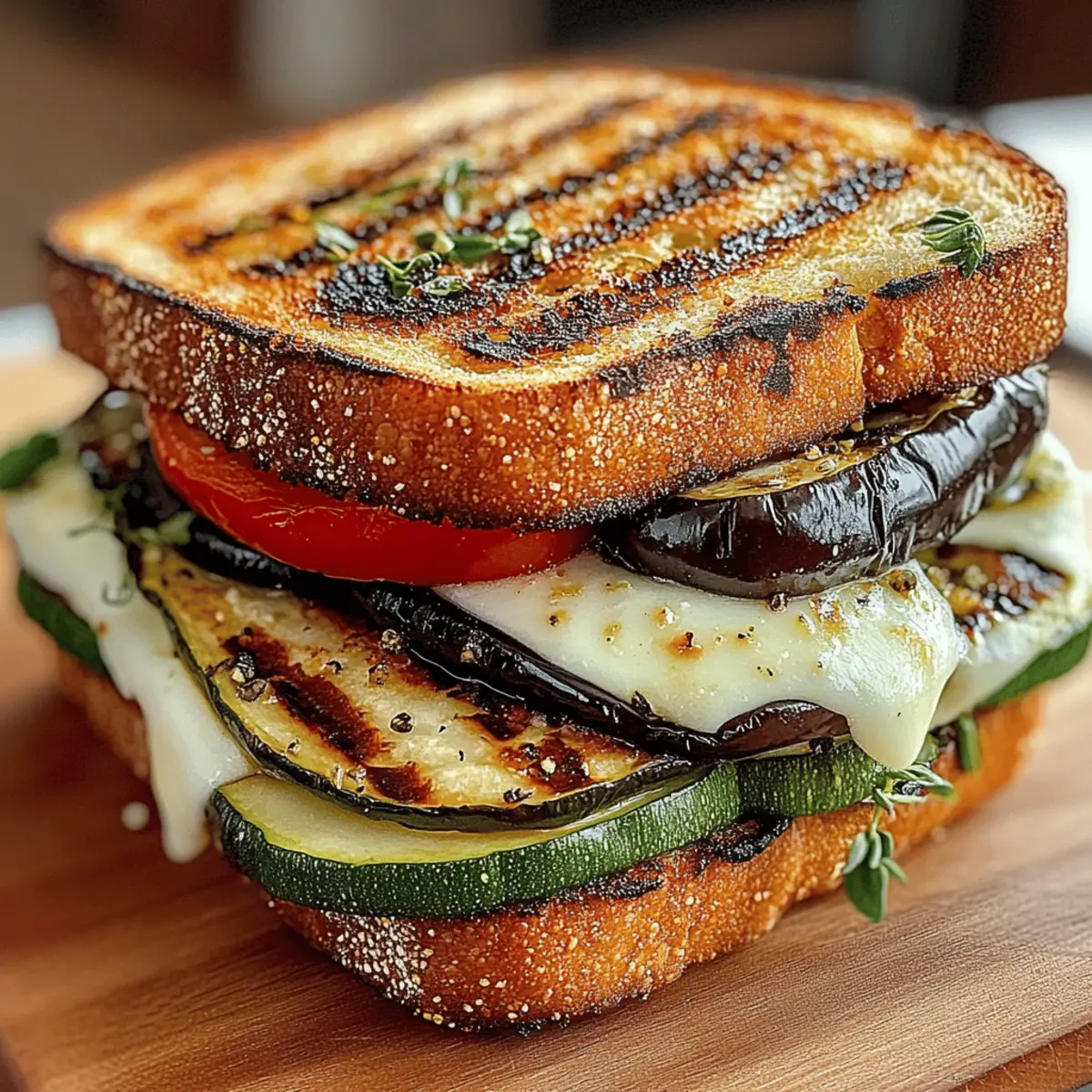 Grilled Veggie & Mozzarella Sandwiches You’ll Crave Daily