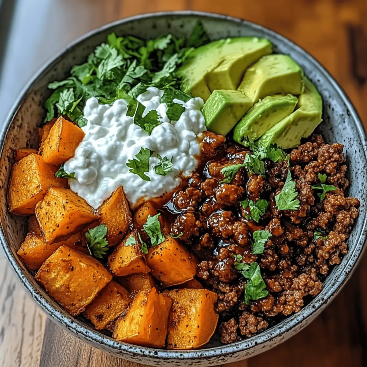 Savory Ground Beef Hot Honey Bowl for Cozy Weeknight Dinners