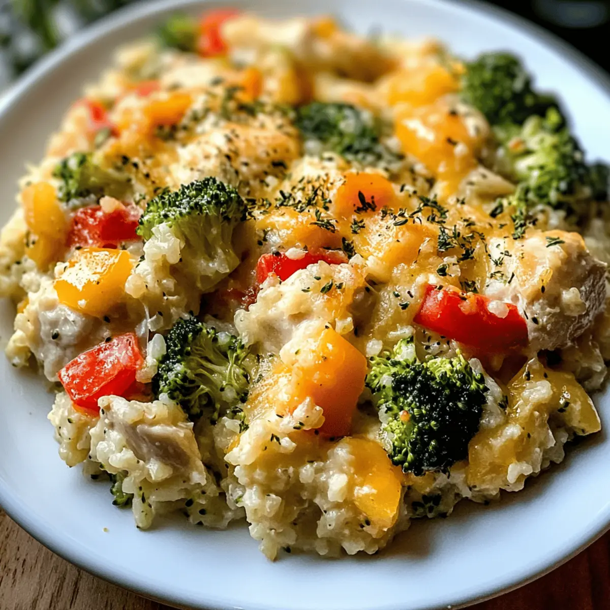 Healthy Chicken Cauliflower Rice Casserole You'll Love