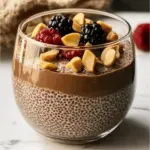 High-Protein Chocolate Peanut Butter Chia Seed Pudding