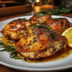 Lemon Paprika Roast Chicken Thighs