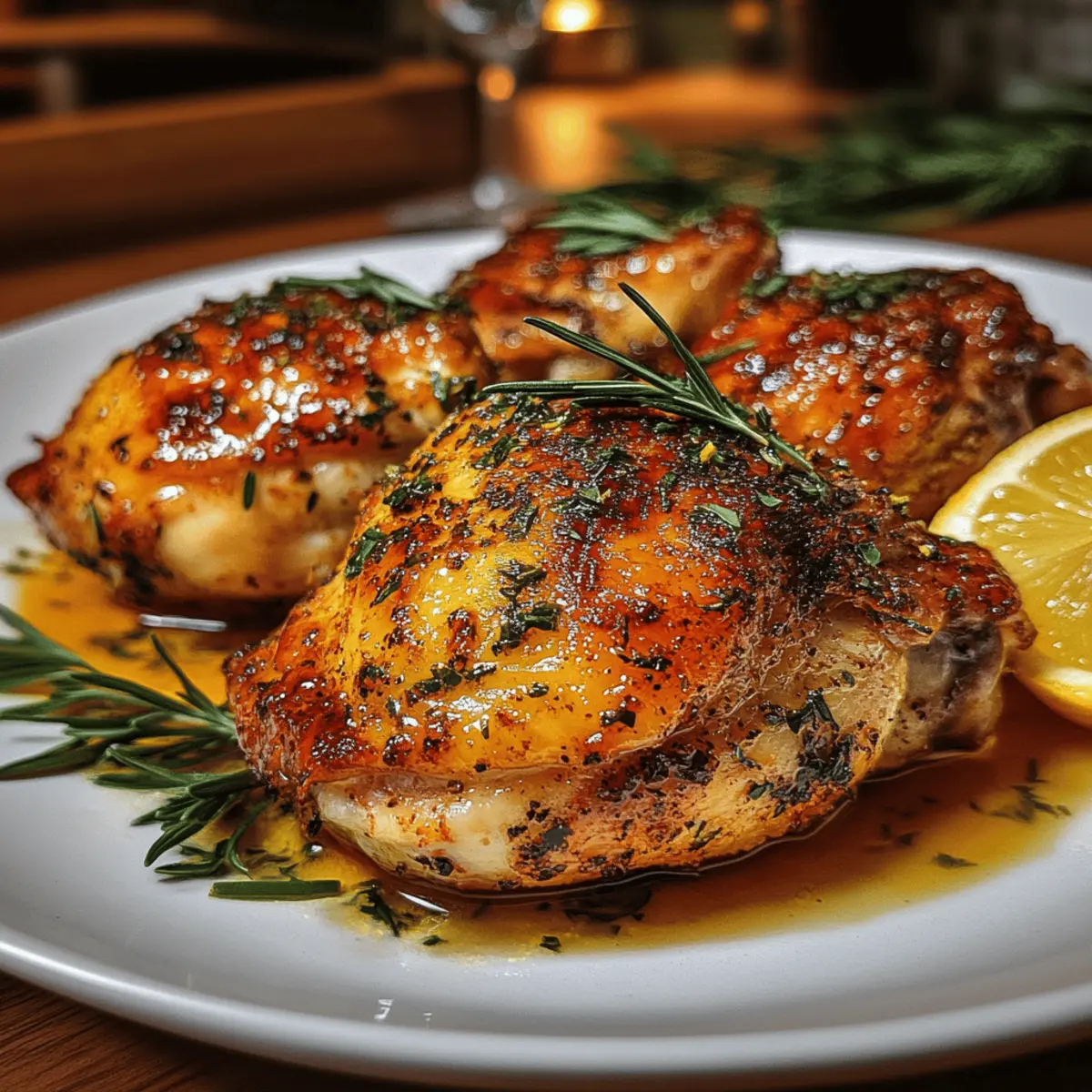 Zesty Lemon Paprika Roast Chicken Thighs for Dinner Delight