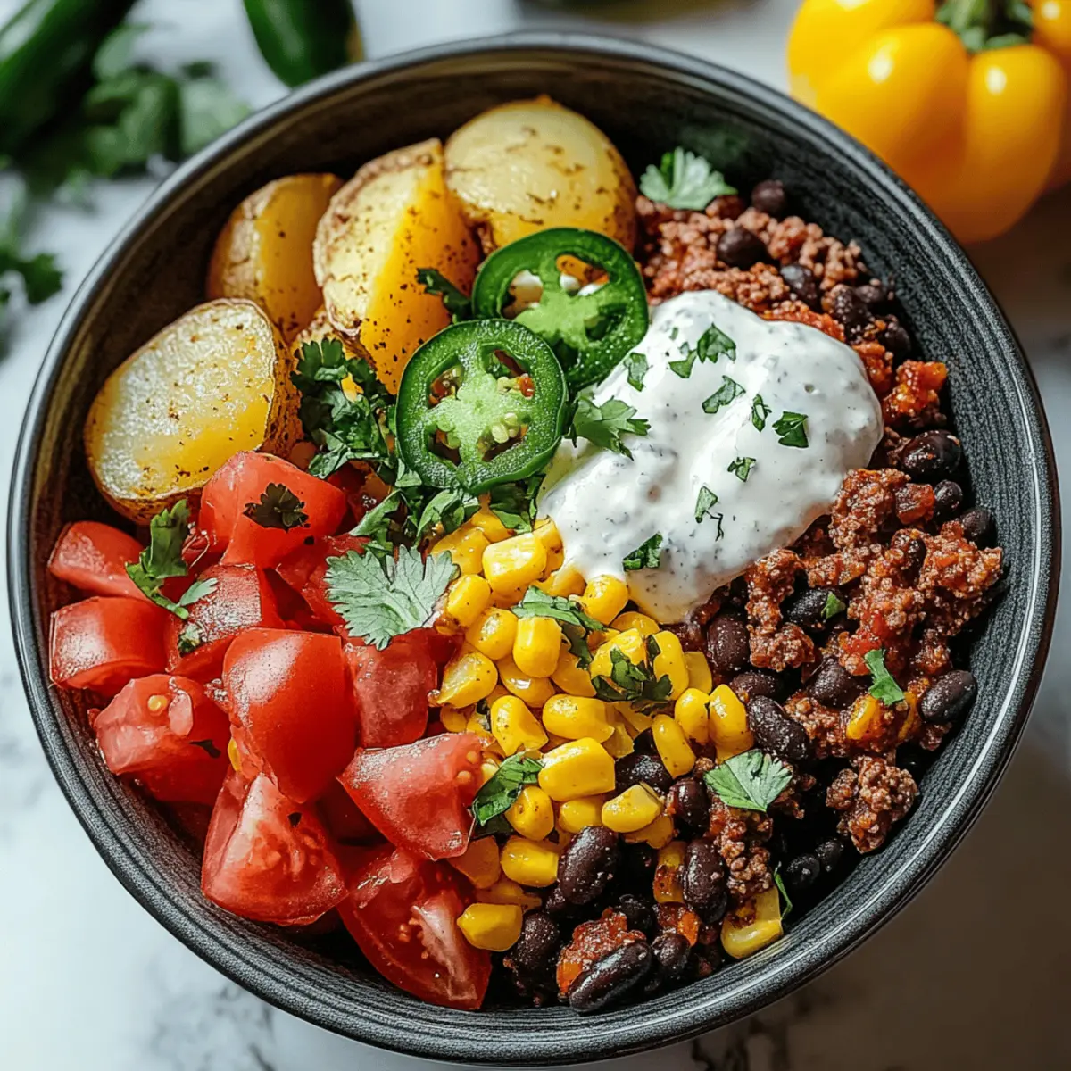 Loaded Potato Taco Bowl: Your New Favorite Comfort Dish