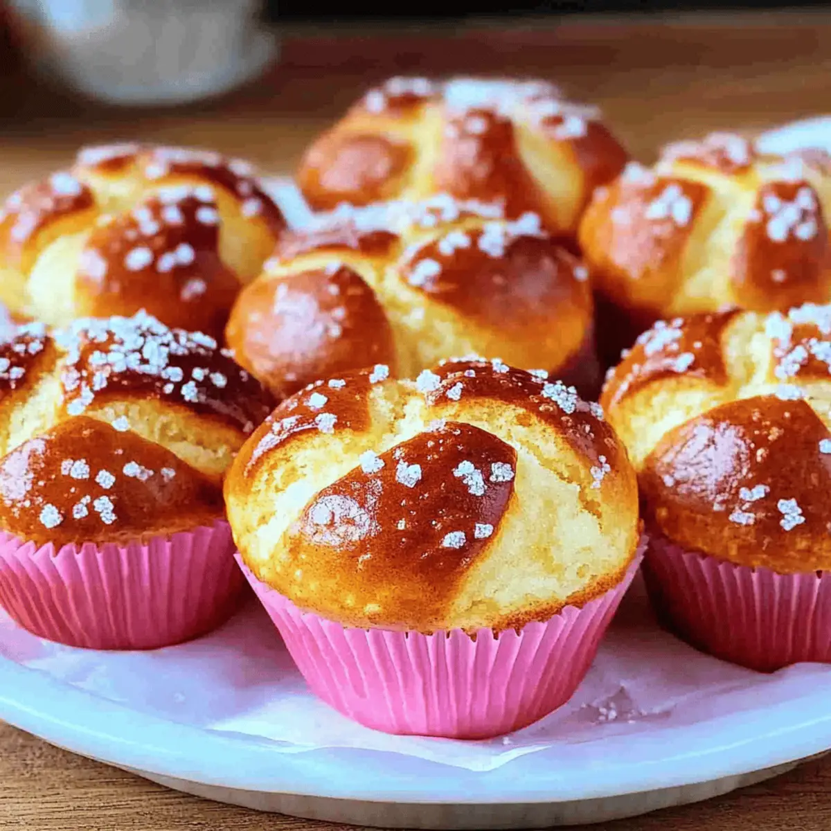 Oktoberfest Pretzel Muffins: Soft, Chewy Bavarian Bliss