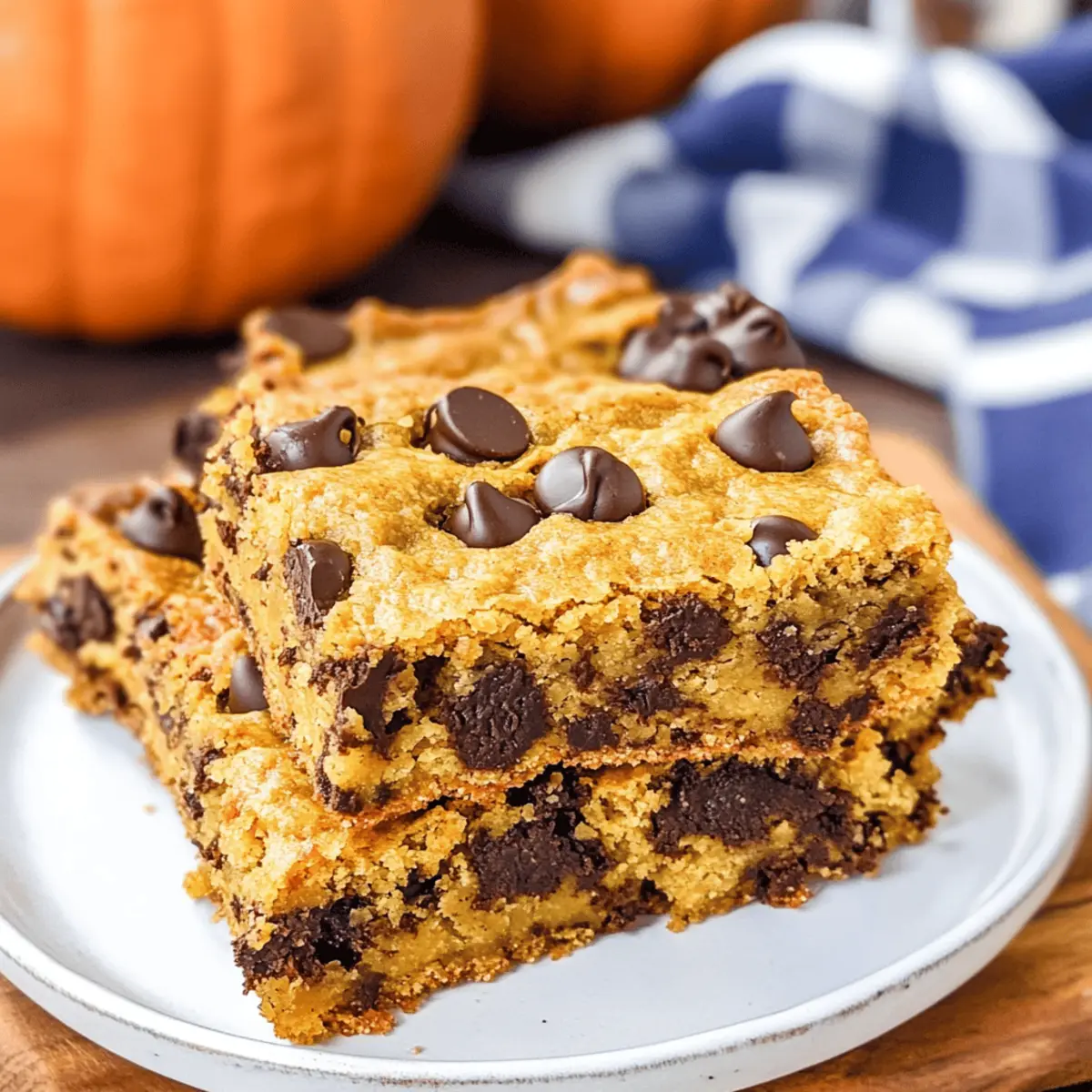 Pumpkin Chocolate Chip Bars That'll Make Your Fall Sweeter