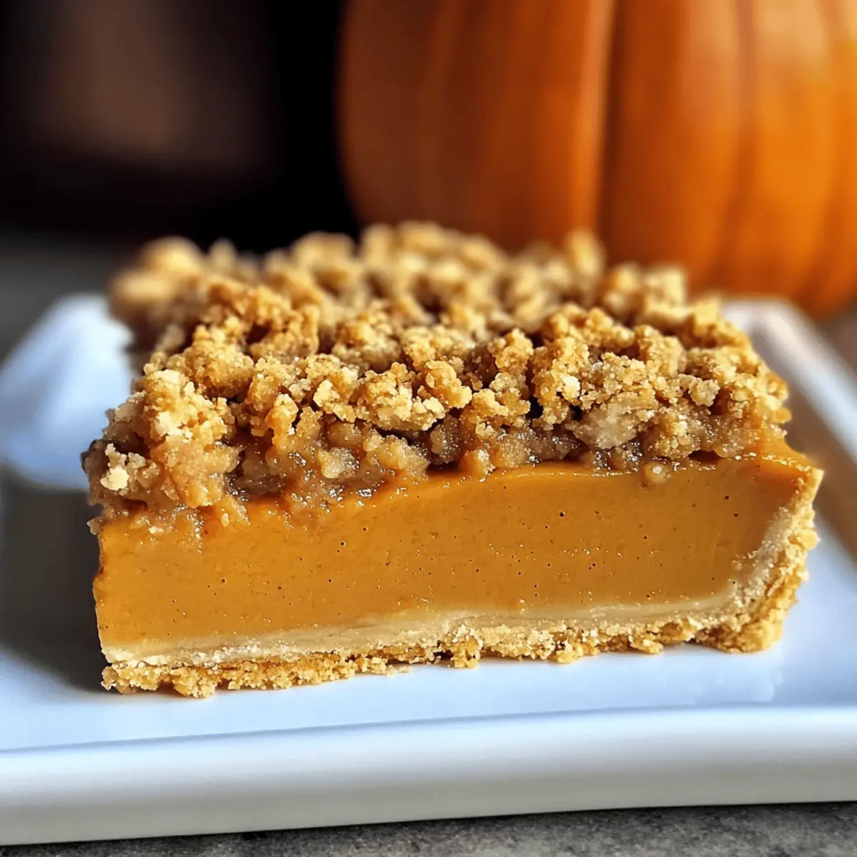 Irresistible Pumpkin Pie Crumble with Buttery Crisp Topping