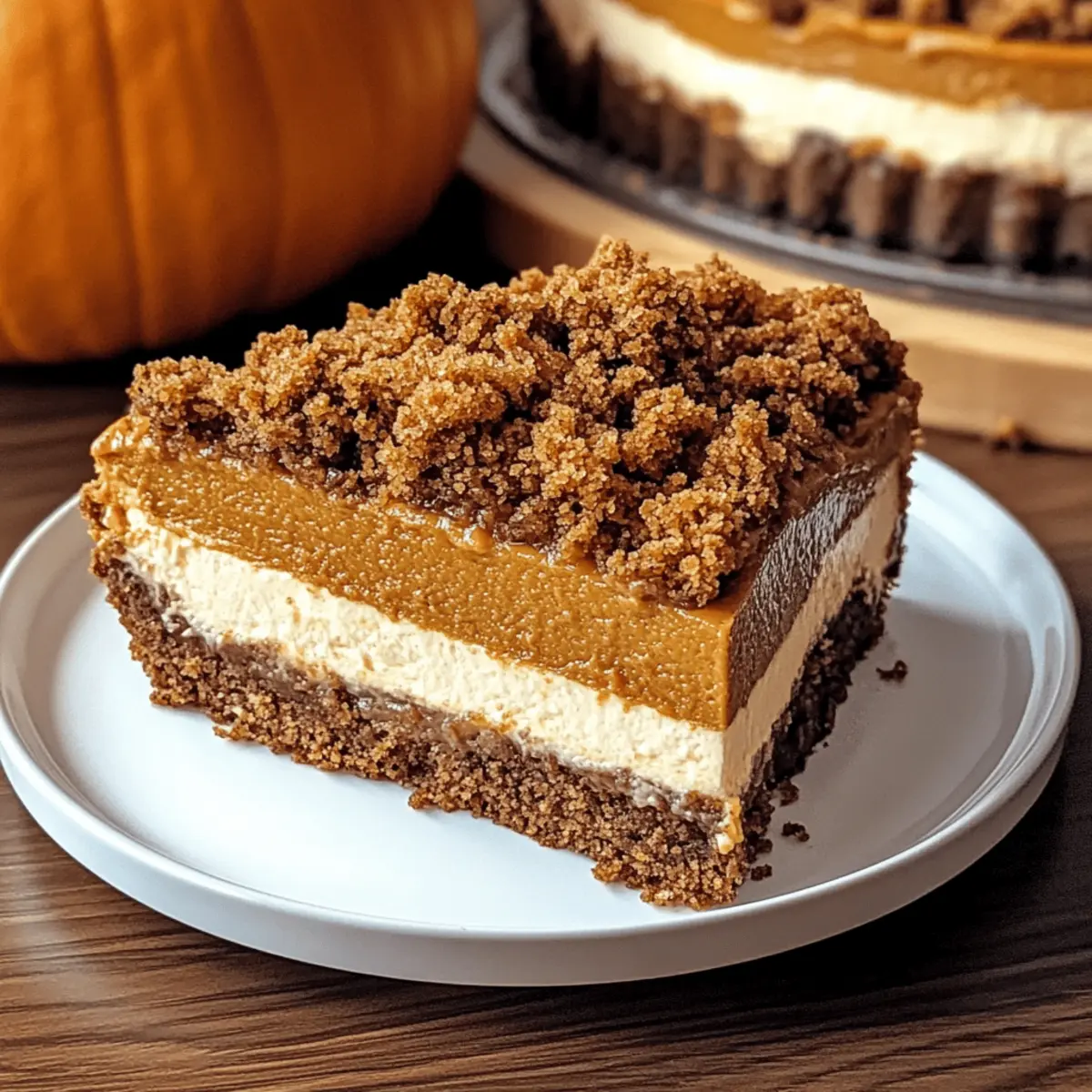 Divine Pumpkin Streusel Cheesecake for Cozy Fall Gatherings