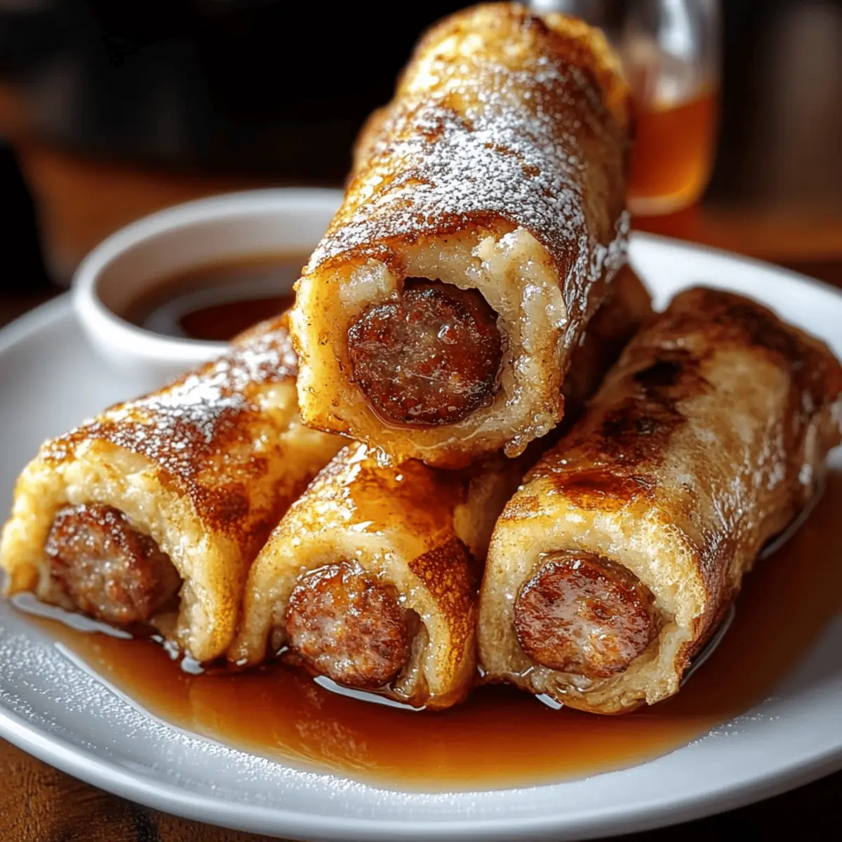 Sausage French Toast Roll-Ups for Effortless Weekend Brunch
