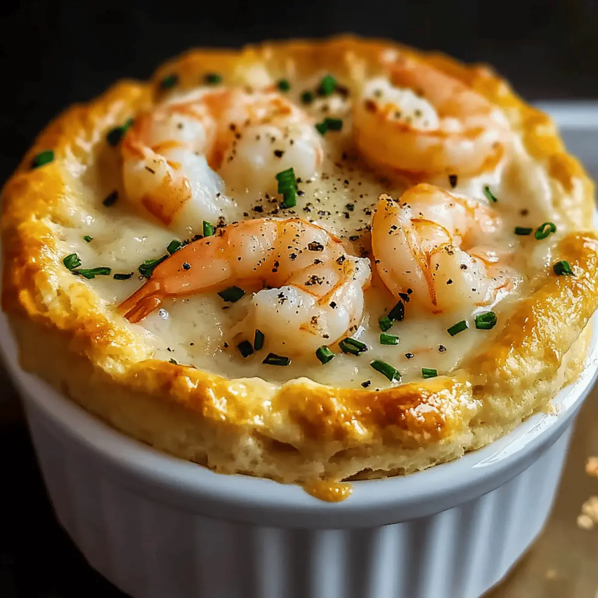 Delicious Shrimp & Lobster Cheddar Bay Biscuit Pot Pie Joy