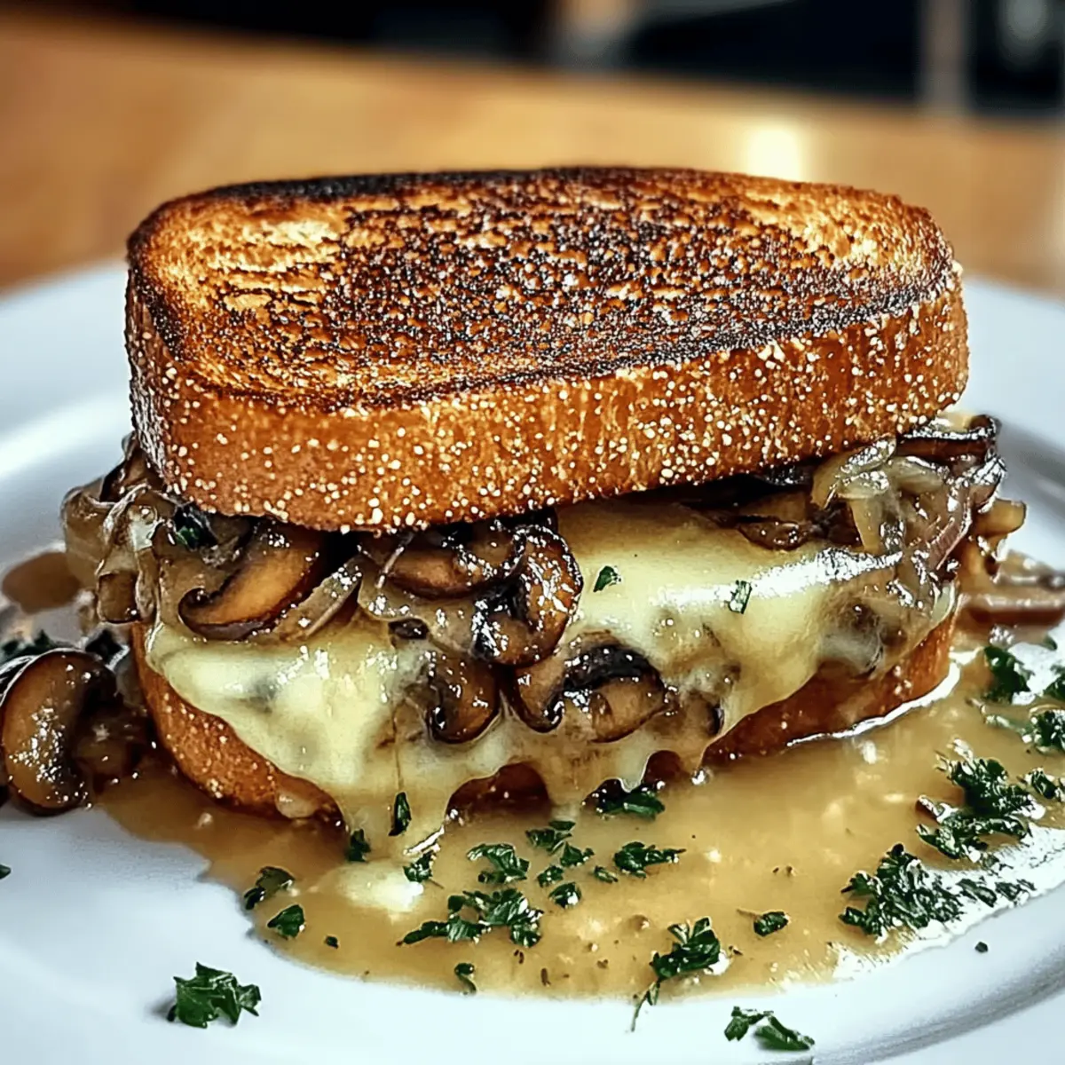 Irresistible Swiss Mushroom Melt Sandwich: A Cozy Comfort Treat