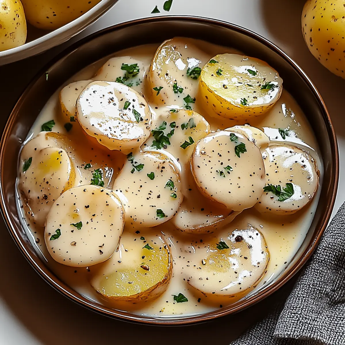 Creamy Garlic Sauce Potatoes: Comfort Food Bliss in Every Bite