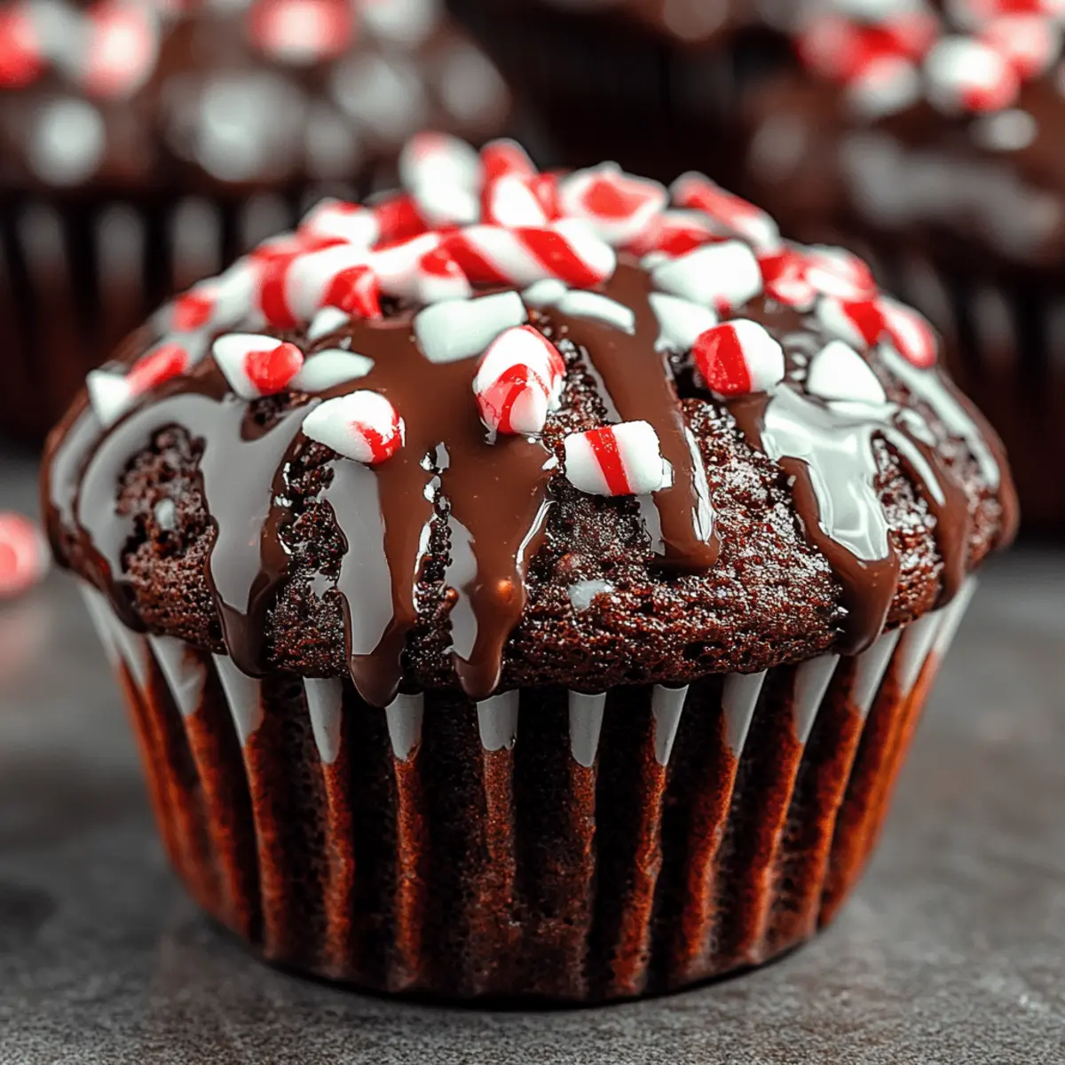 Peppermint Hot Chocolate Muffins for Cozy Winter Mornings