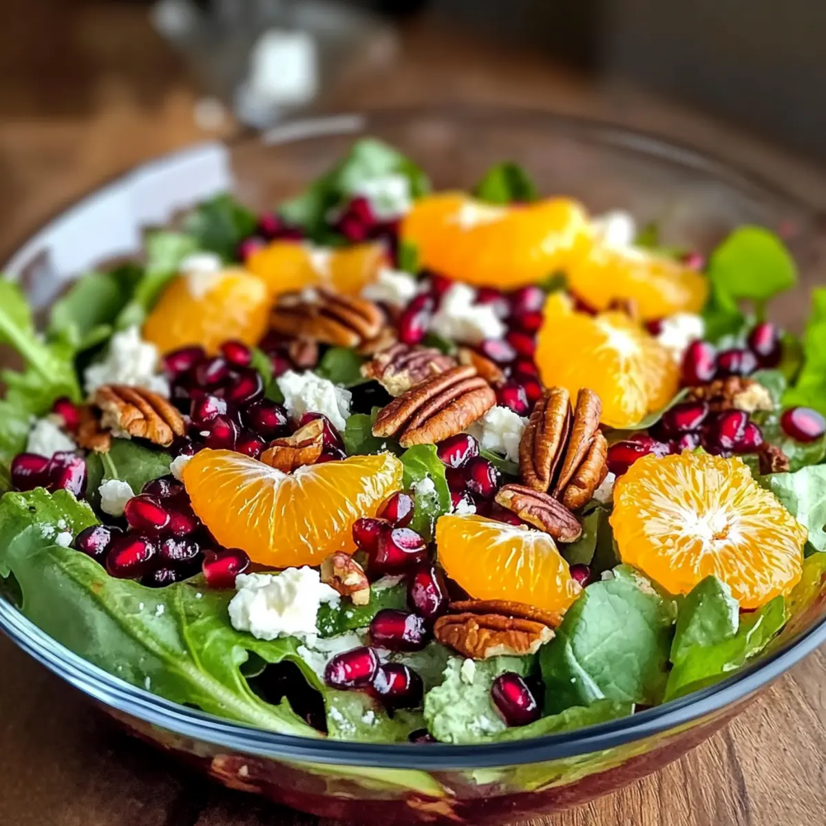 Festive Christmas Salad with Citrus and Pomegranate Delight